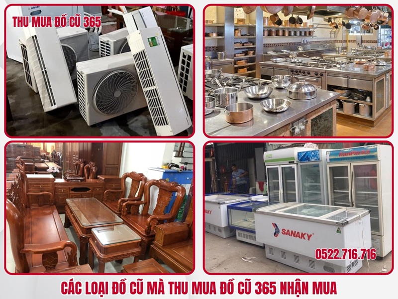 Các loại đồ cũ mà Thu Mua Đồ Cũ 365 nhận mua