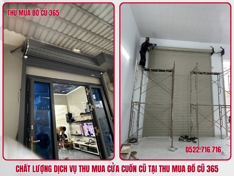 Chất lượng dịch vụ thu mua cửa cuốn cũ tại Thu Mua Đồ Cũ 365