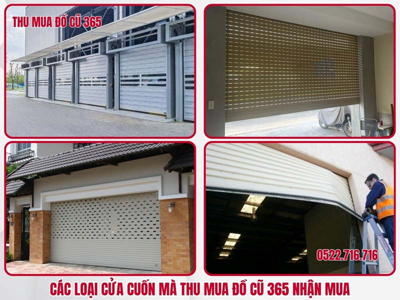 Các loại cửa cuốn mà Thu Mua Đồ Cũ 365 nhận mua