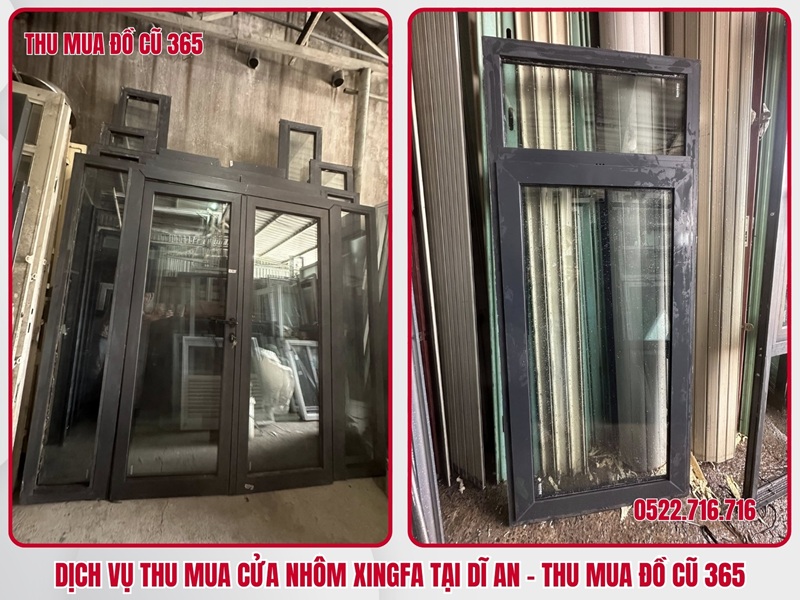 Vì sao nên chọn dịch vụ thu mua cửa nhôm xingfa tại Dĩ An của Thu Mua Đồ Cũ 365?