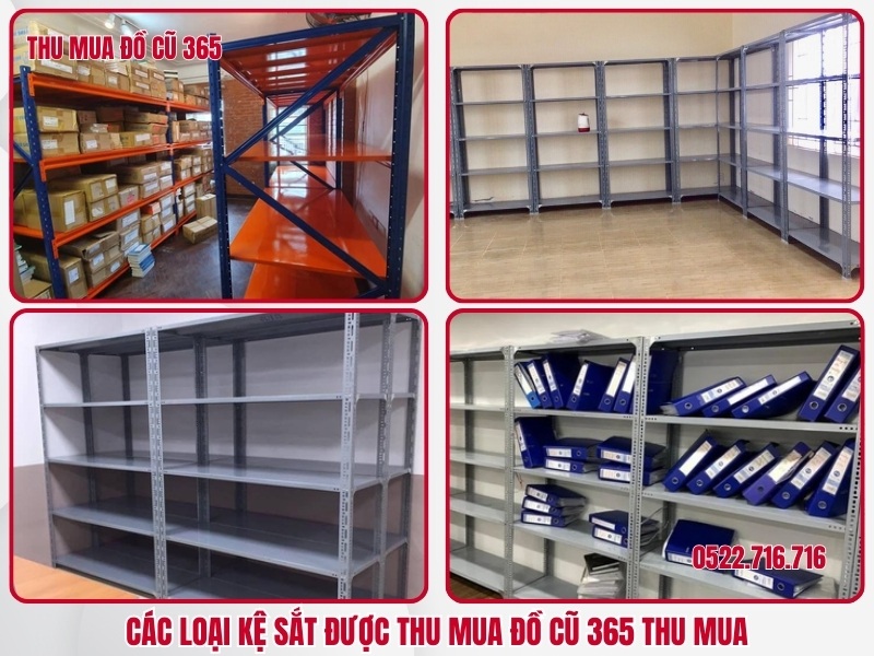 Các loại kệ sắt được Thu Mua Đồ Cũ 365 thu mua
