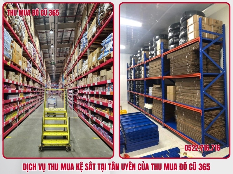 Vì sao nên chọn dịch vụ thu mua kệ sắt tại Tân Uyên của Thu Mua Đồ Cũ 365?