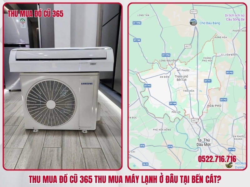 Thu Mua Đồ Cũ 365 thu mua máy lạnh ở đâu tại Bến Cát?