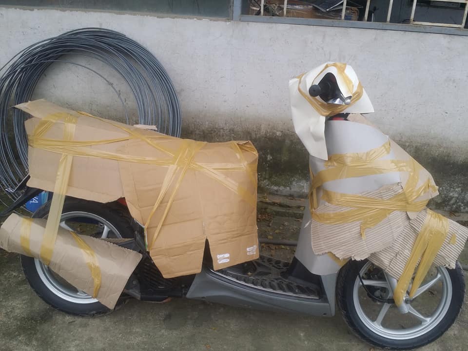 Chuyển nhà bằng xe máy
