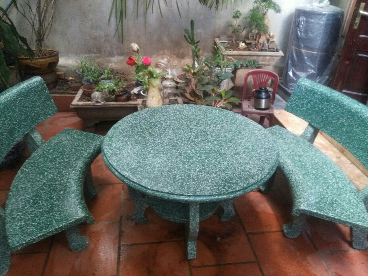 thanh lý bàn ghế đá ngoài trời giá rẻ