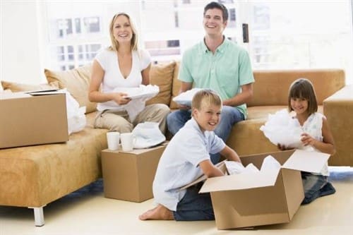 Tinh thần vui vẻ khi chuyển nhà