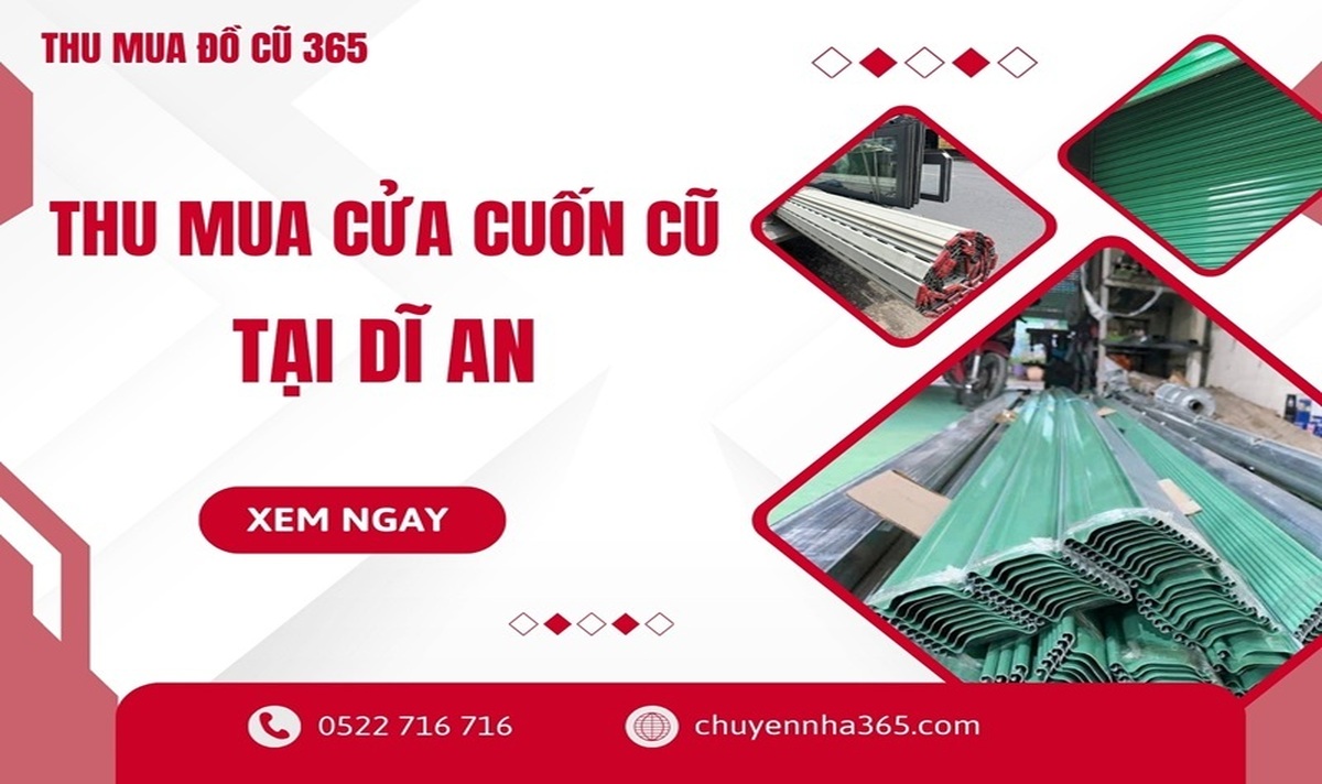 Thu mua cửa cuốn cũ tại Dĩ An uy tín tận nơi GIÁ CAO