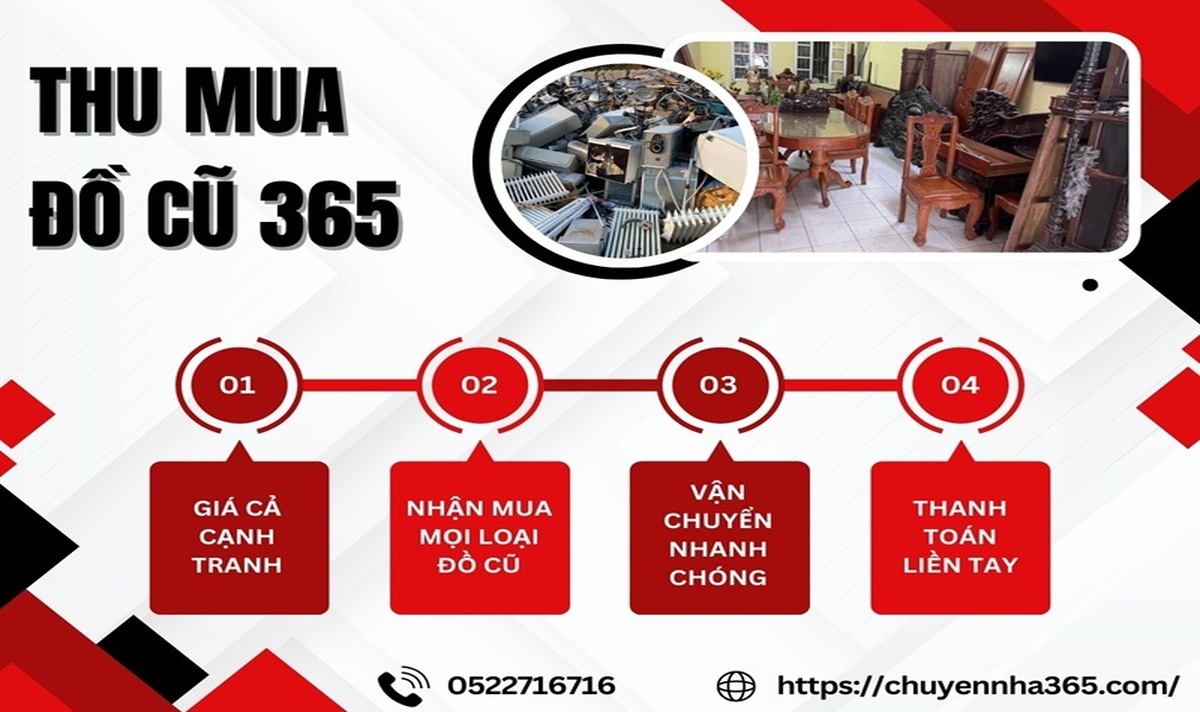 Vì sao nên chọn Thu Mua Đồ Cũ 365 để thanh lý đồ cũ?