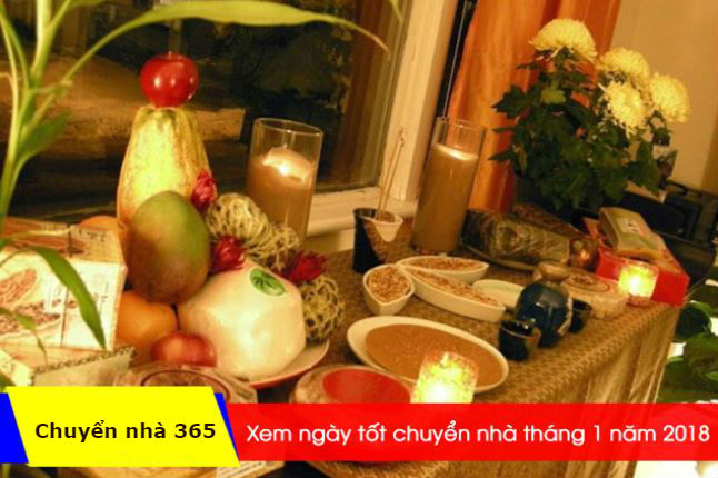 Mâm cơm cúng nhập trạch