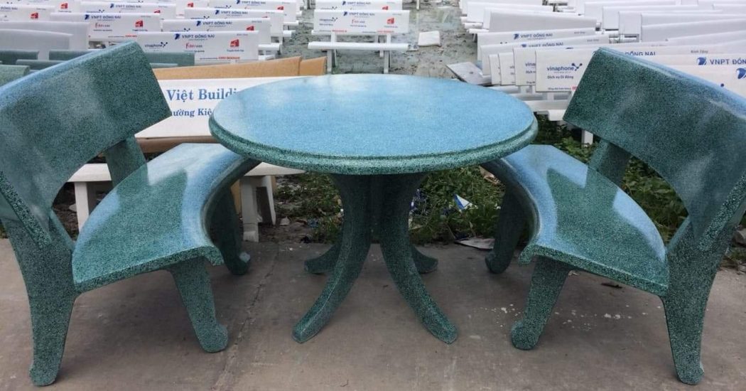 thanh lý bàn ghế đá ngoài trời